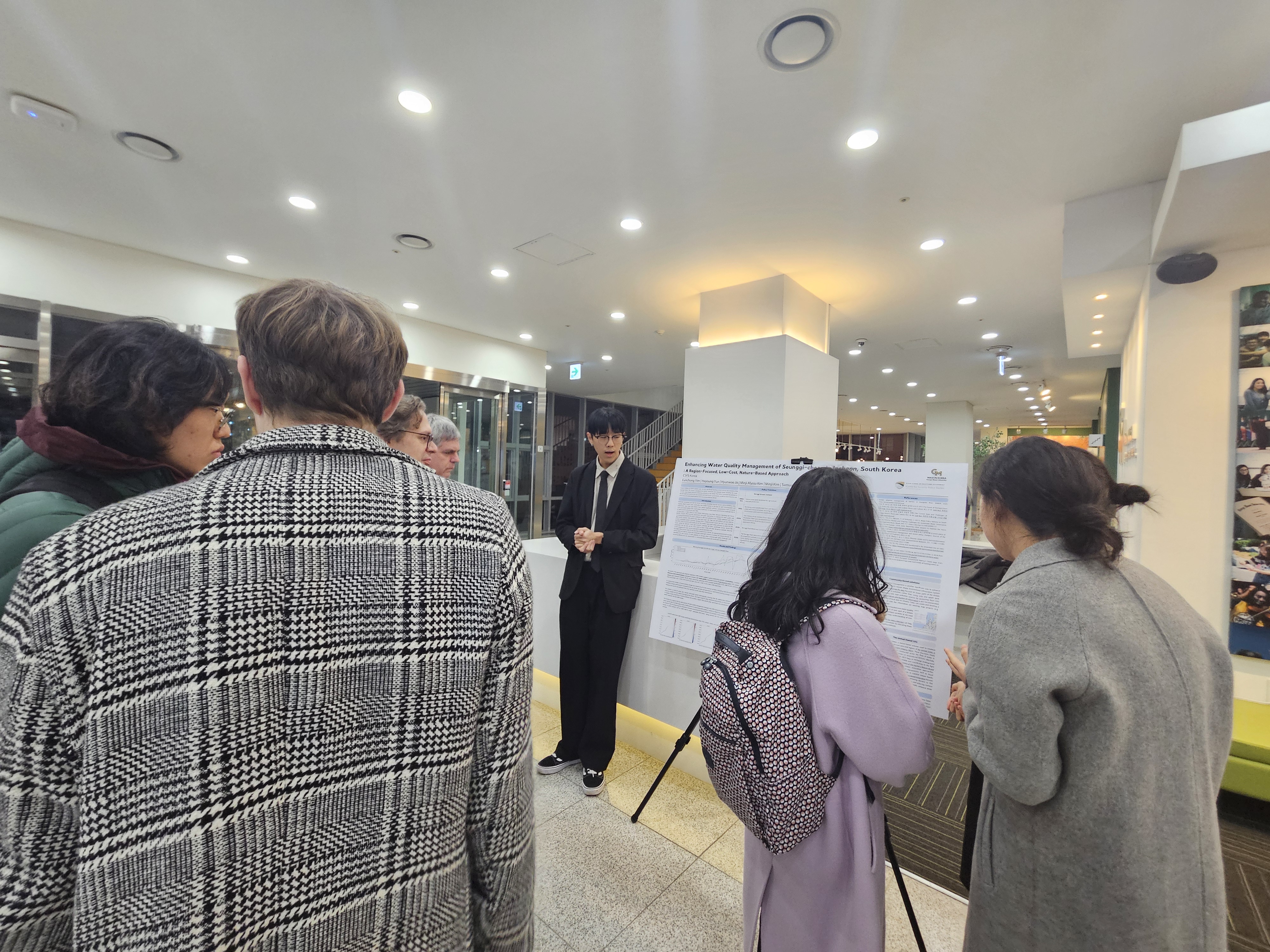 Presentation during Fall 2024 Mason Korea Student Project Showcase