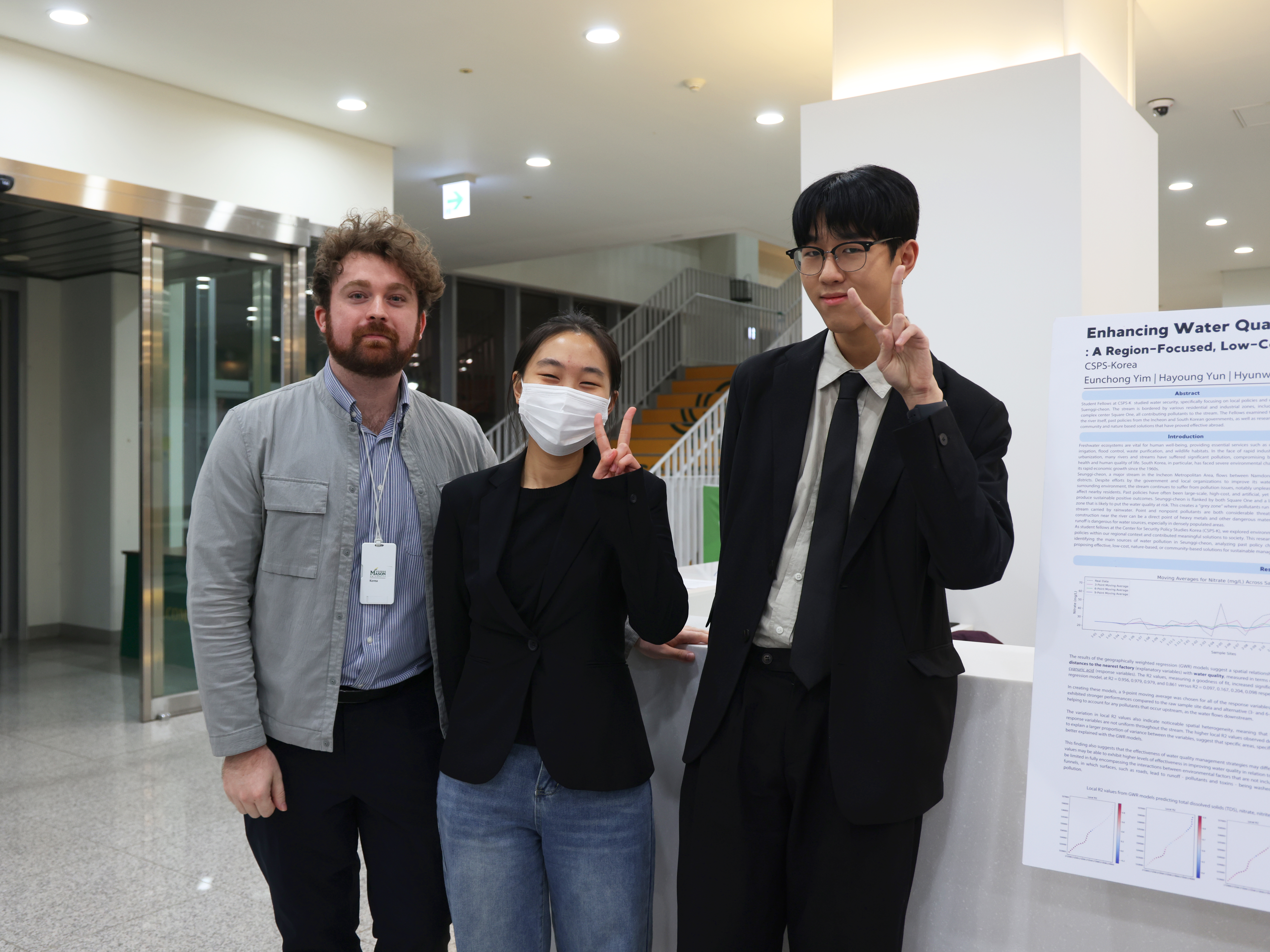 Presentation during Fall 2024 Mason Korea Student Project Showcase