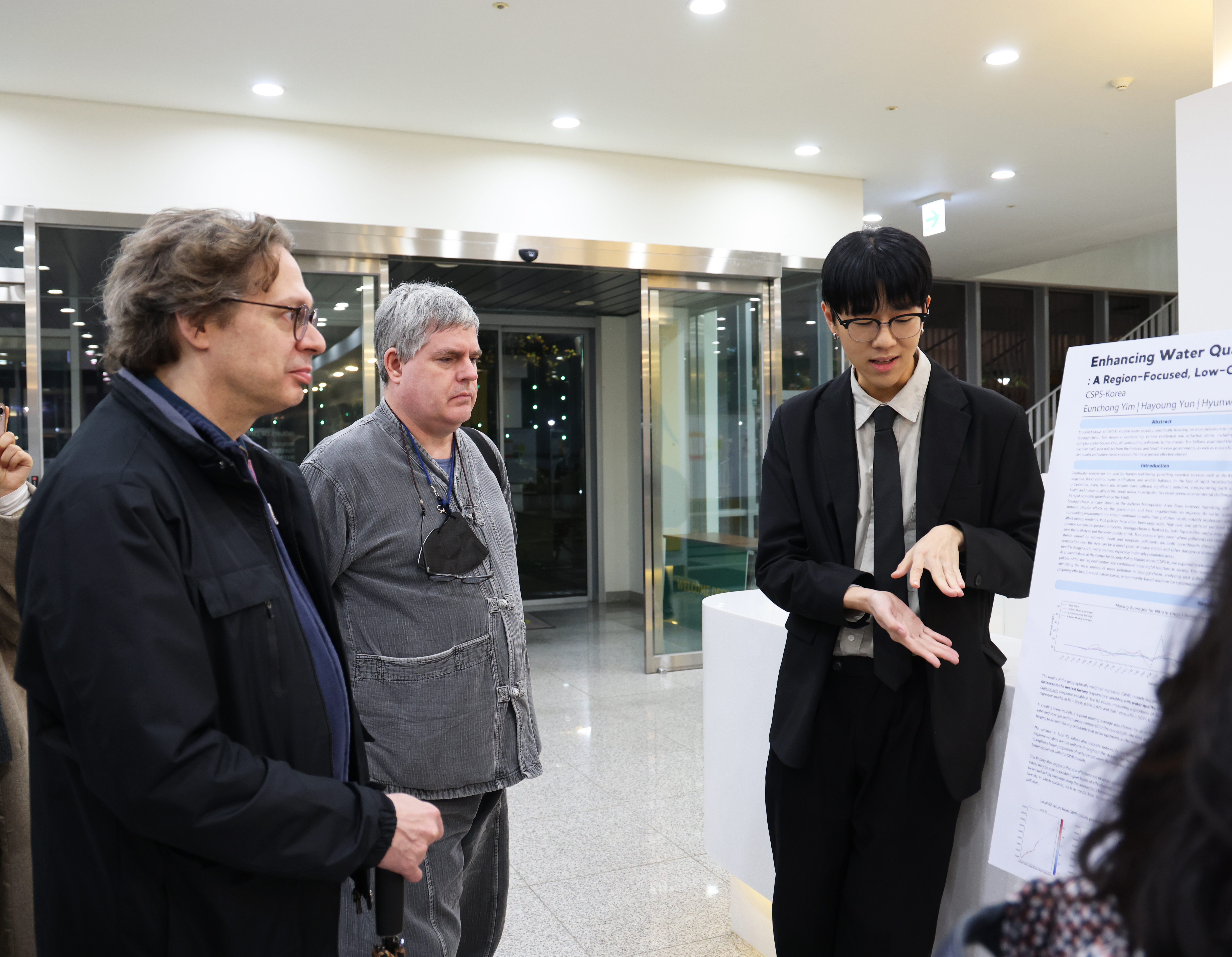 Presentation during Fall 2024 Mason Korea Student Project Showcase